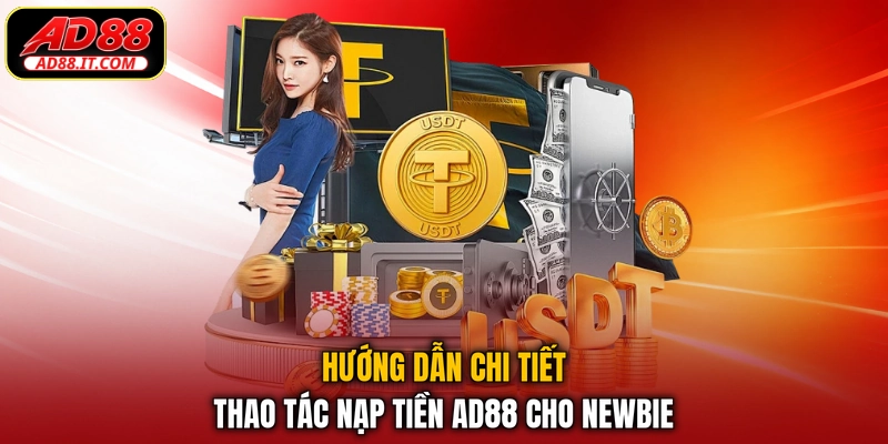 Hướng dẫn chi tiết thao tác nạp tiền AD88 cho Newbie